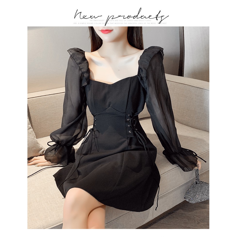 🌸Hàng Order🌸Váy Xòe Tay Voan Thắt Eo Cá Tính Dễ Thương 🌸Hàng Quảng Châu | BigBuy360 - bigbuy360.vn