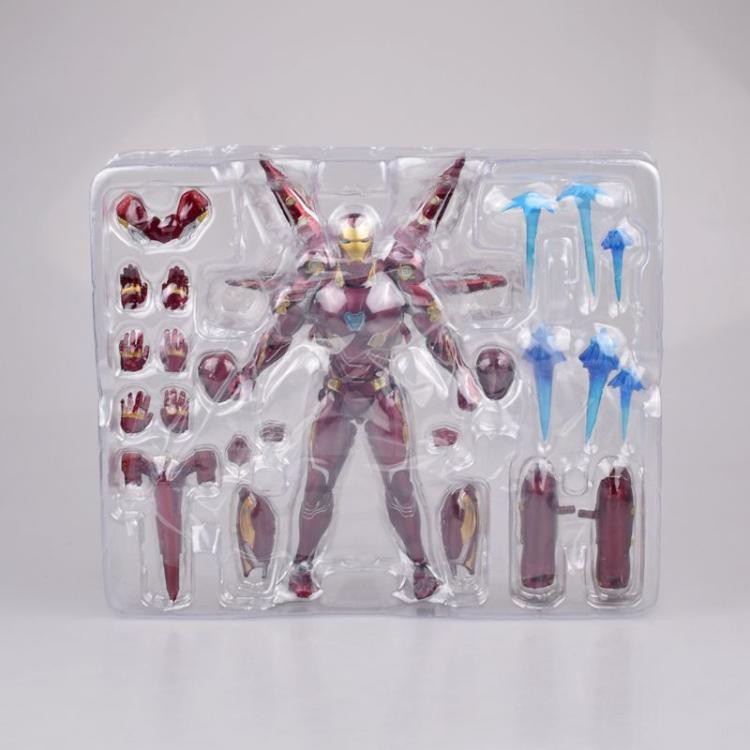 Mô hình SHF Iron Man Mark 50 Nano Weapon set 2 Avengers Endgame 16cm Bandai - (BL)