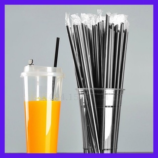 ống hút trà sữa/ ống hút trân châu/ sinh tố, cà phê màng bọc từng cái phi 6, phi 8, phi 12 (1 bịch)