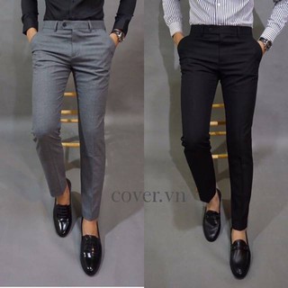 COMBO 2 Quần tây nam tuyết Hàn dáng body chất co giãn không nhăn, giá tốt tận xưởng