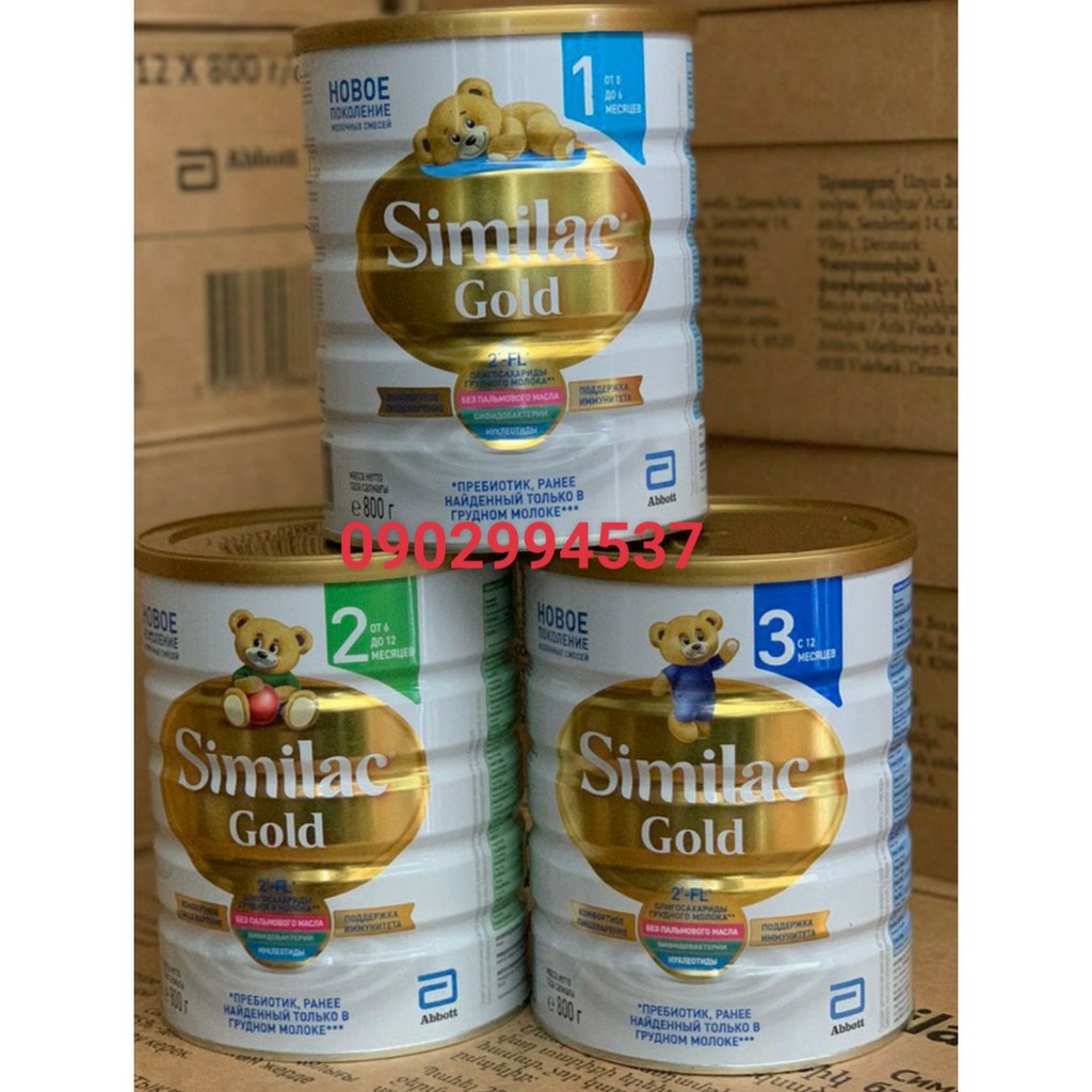 Sữa Similac GOLD Nga 800gam