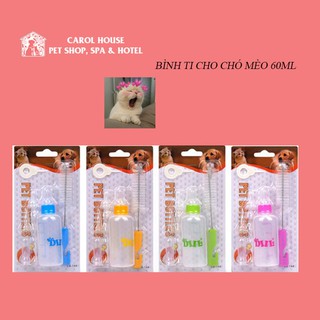 Bình ti cho Chó con Mèo con 60ml