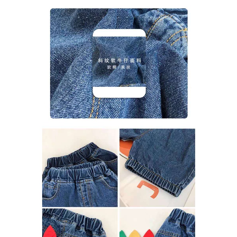[Babycat] Hàng Có Sẵn Quần Short Denim Phong Cách Nhật Hàn Hàn Quốc Thời Trang Mùa Hè Dễ Phối Đồ Dành Cho Bé Trai 2022