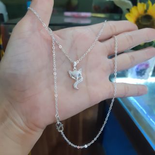 Dây chuyền nữ bạc mặt hồ ly