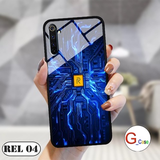 Ốp lưng Realme 6  - in hình 3D Logo điện thoại