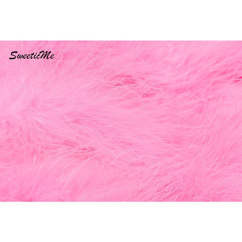 sweeticme Phụ Nữ  Dây Đeo Ngực Bọc Lông Mới