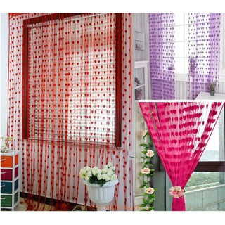 Rèm cửa lưới họa tiết tiện dụng (Giao màu ngẫu nhiên)