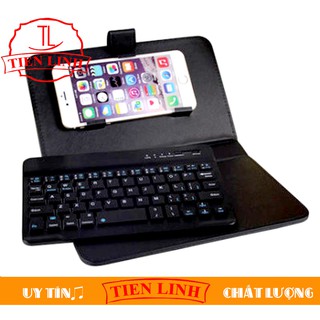  Bàn Phím Tích Hợp Bao Da Kết Nối Bluetooth Không Dây Từ 4 đến 6.5 Inch