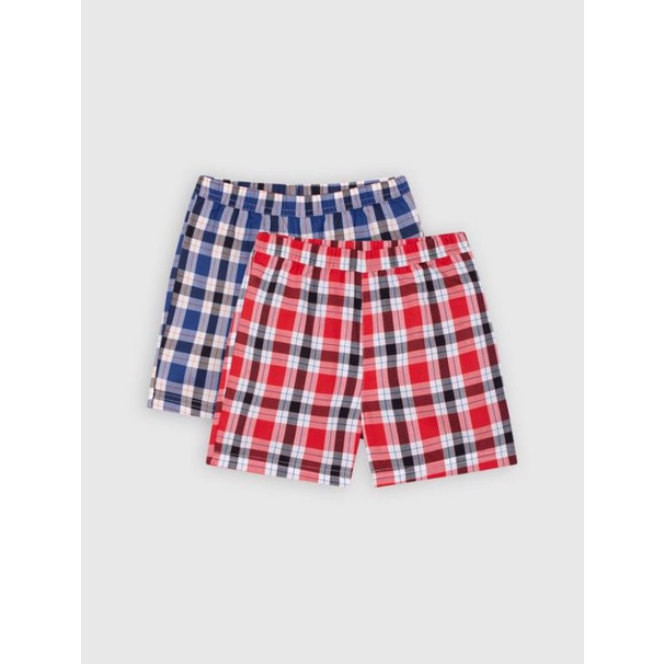 Set 2 quần đùi thô cotton bé trai Canifa