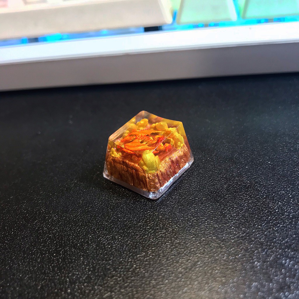 Keycap rồng 🐉 XUYÊN LED profile OEM - keycap artisan Dragon trang trí bàn phím cơ gaming