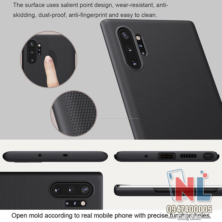 Ốp lưng Galaxy Note 10 Plus Nillkin sần
