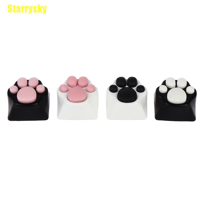 Nút Bàn Phím Bằng Silicone Abs Hình Chân Mèo Cá Tính | BigBuy360 - bigbuy360.vn
