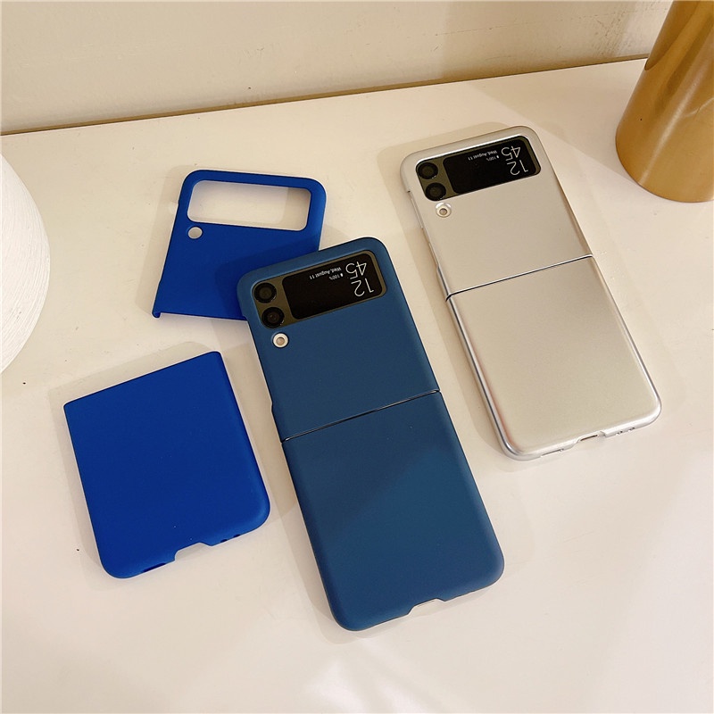 Ốp điện thoại PC chống sốc tuỳ chọn 10 màu cho Samsung Galaxy Z Flip 3 5G