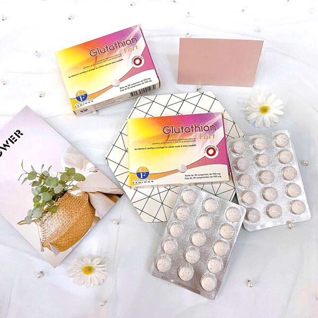 VIÊN NGẬM TRẮNG NỘI ĐỊA PHÁP GLUTATHION-LÀM TRẮNG PHÁP