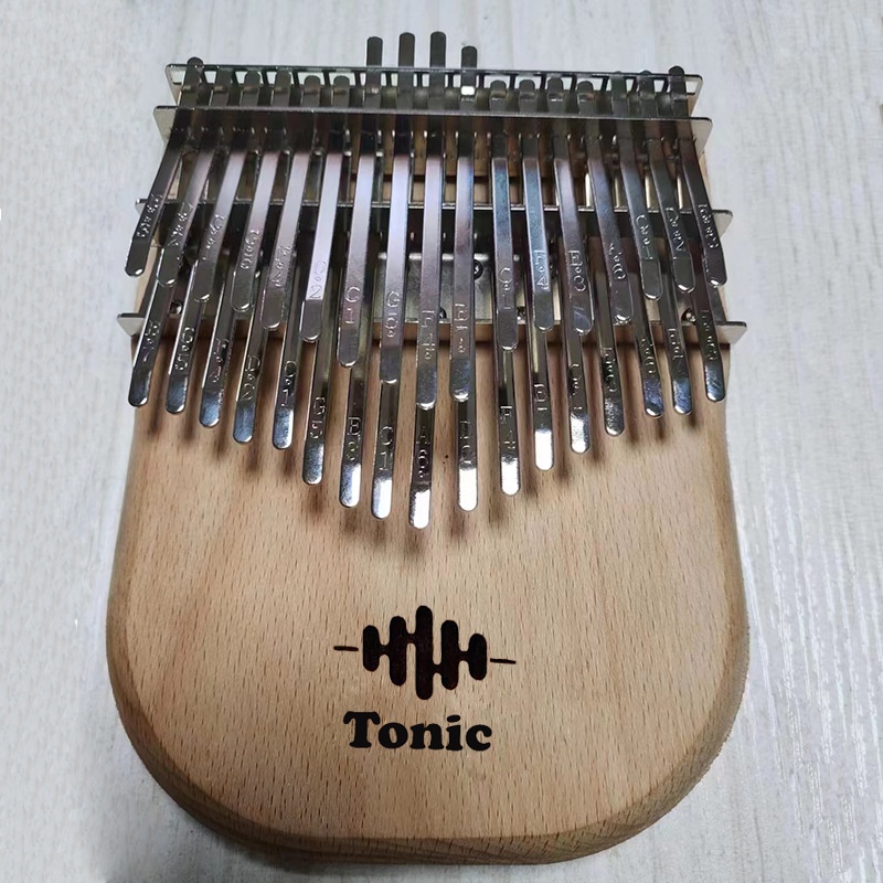 Đàn kalimba gỗ 34 phím giá rẻ Tonic-34keys Hàng chính hãng tặng túi nhung, búa chỉnh, giấy dán, hdsd