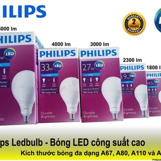 đèn led high lumen 19w philips