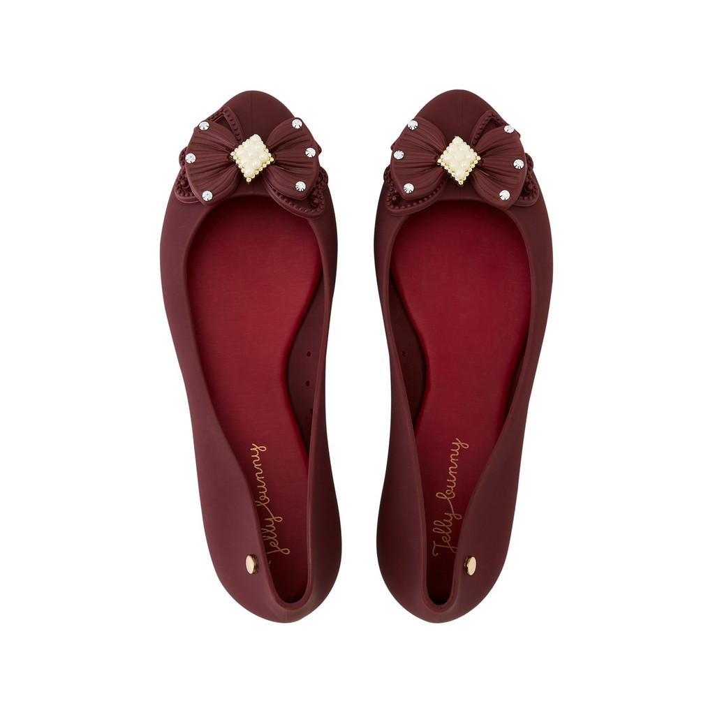 Giày búp bê nữ Jelly Bunny KRAZ NAMYA B21WLBI008 RED200