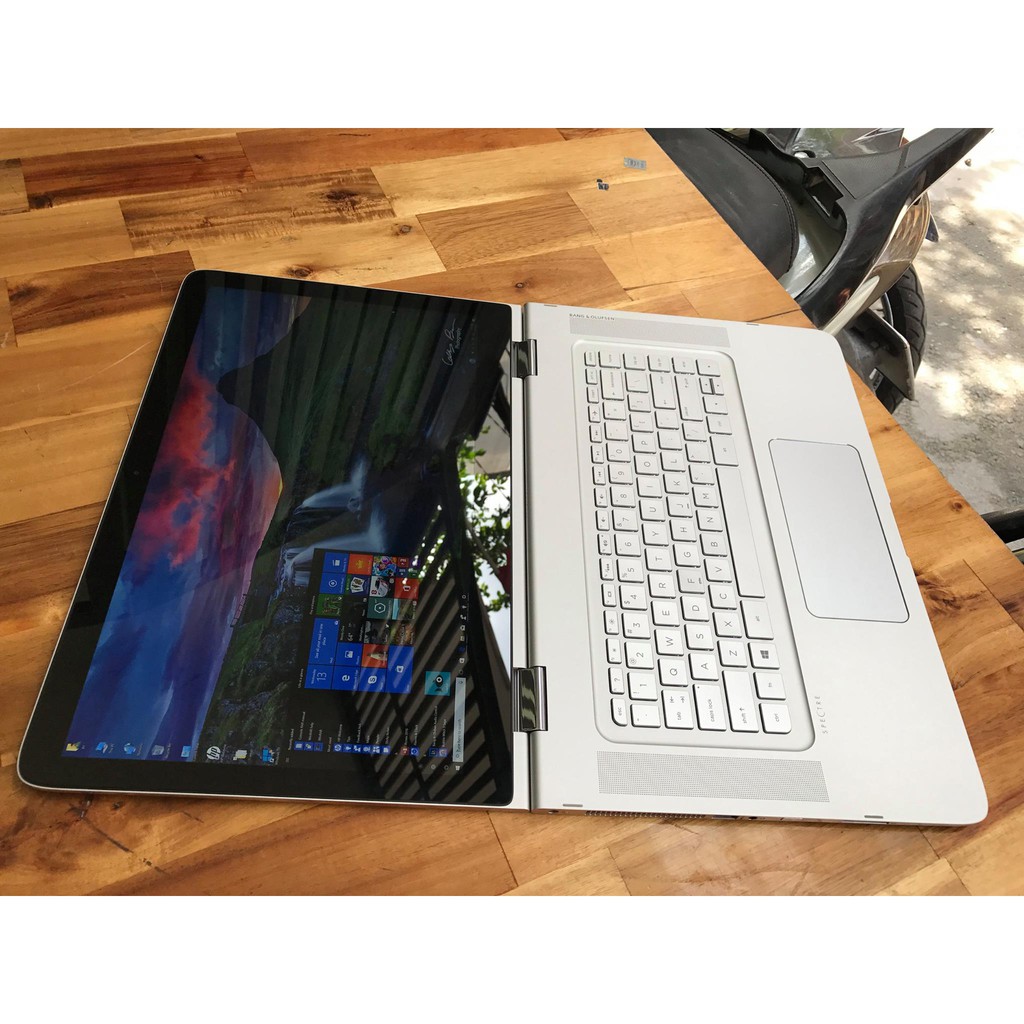 laptop Hp Spectre 13 X360, i5 6200, 8G, 256G, 99%, sliver, giá rẻ