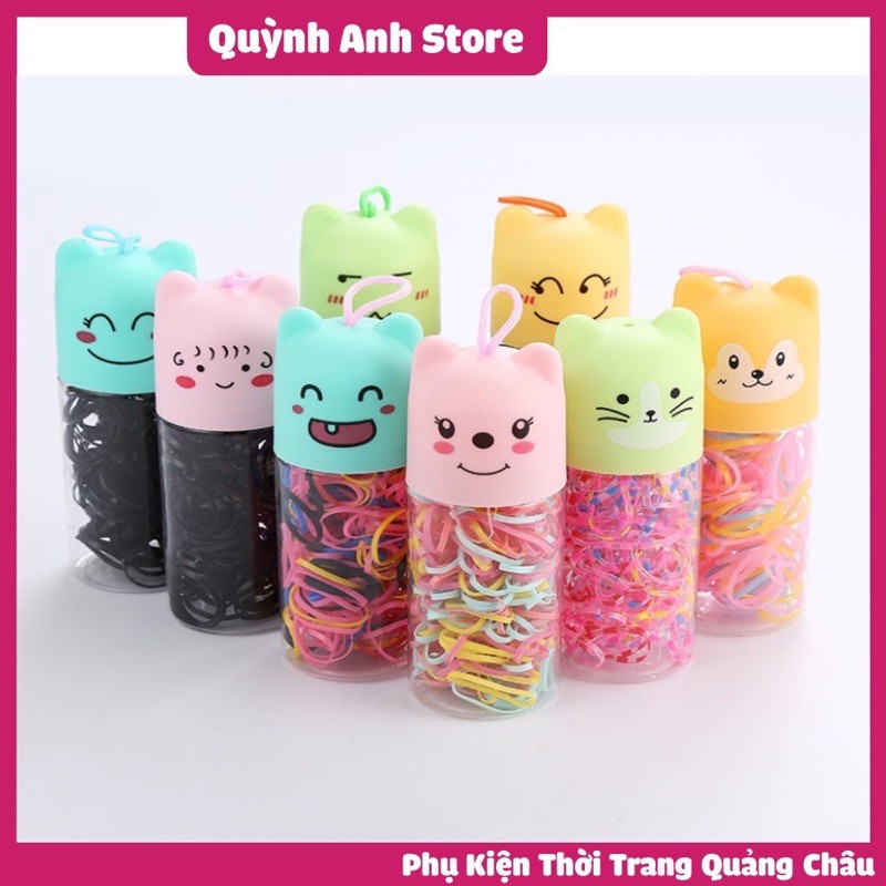 Hộp chun buộc tóc siêu dai cho bé hình thú siều kute❤FREESHIP❤phụ kiện tóc ( giao ngẫu nhiên )