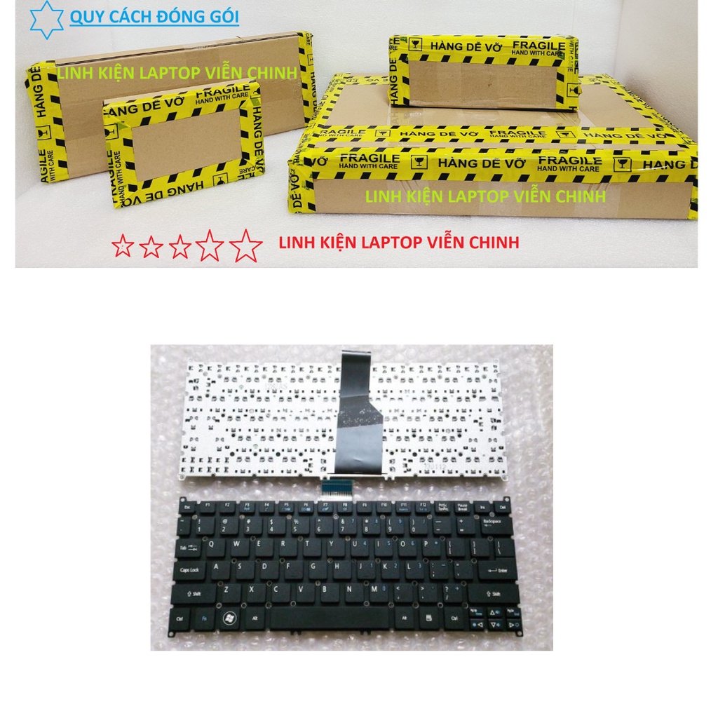 Bàn phím laptop Acer Aspire S3-391 S3-951, S5 S5-391, V5-171, 725 726 756 AO725 AO726 AO756, TravelMate B113 - C710 S3