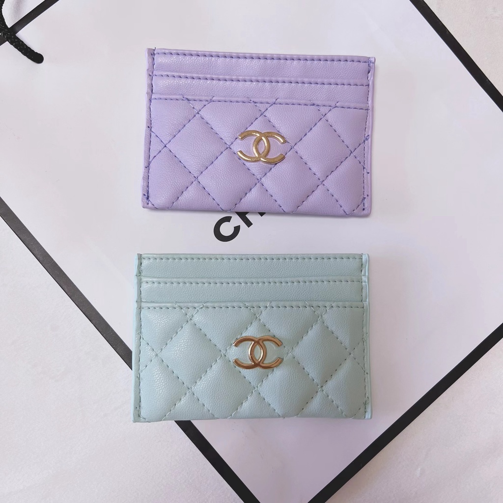 Ví Da Cao Cấp Đựng Thẻ Thời Trang Dành Cho Nữ Giá Đỡ