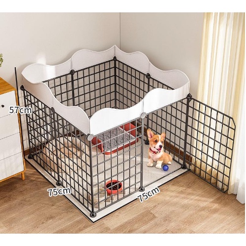 COMBO Chuồng Quây Cho Chó Mèo Siêu Hot - Lưới Sắt Chắc Chắn - Nhựa Lượn Sóng Bền Bỉ - Đa Dạng Kích Thước
