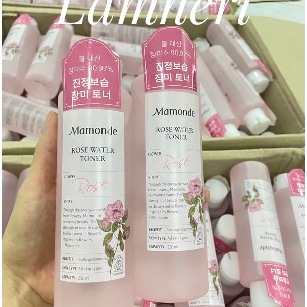 Nước cân bằng làm sạch và cung cấp độ ẩm Mamonde Toner