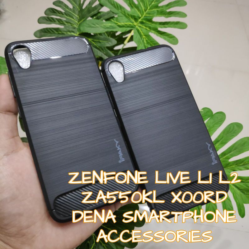 Ốp Điện Thoại Mềm Bằng Sợi Carbon Dày Dặn Cho Zenfone Live L1 Live L2 ZA550KL X00RD