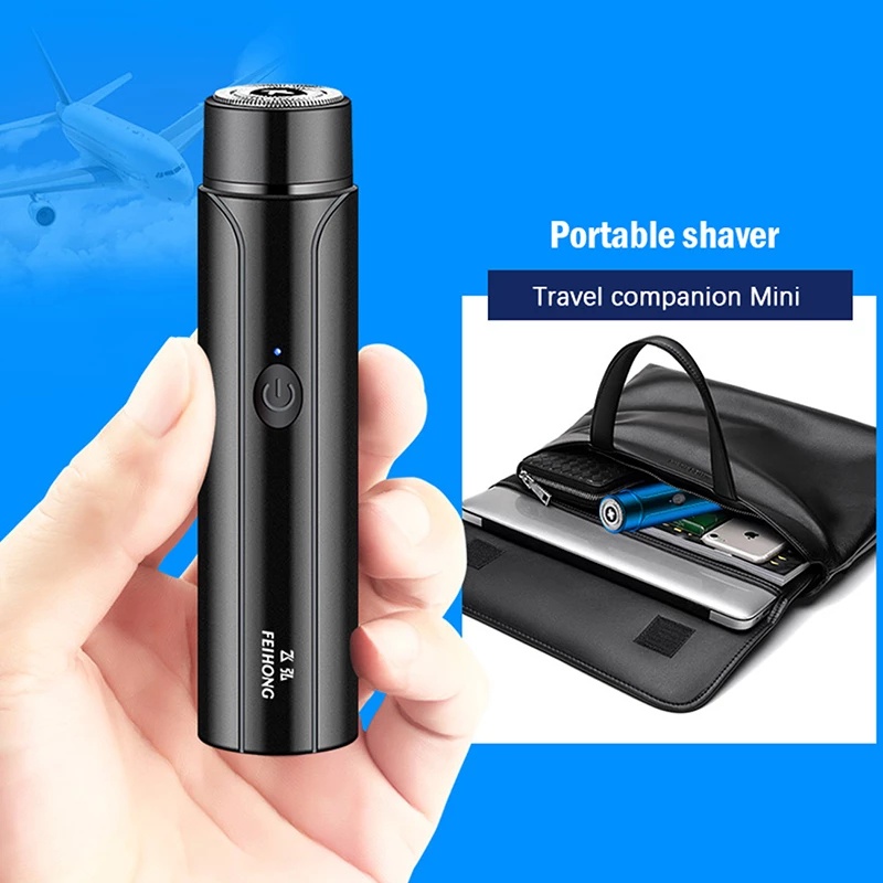 1 Set Máy Cạo Râu Mini Đa Năng Sạc USB Có Thể Giặt Lại Tiện Dụng