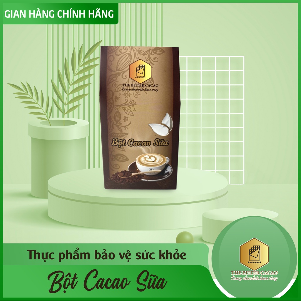 Chính Hãng Bột cacao sữa đặc biệt - The Bitter Cacao Phân Phối Chính Hãng