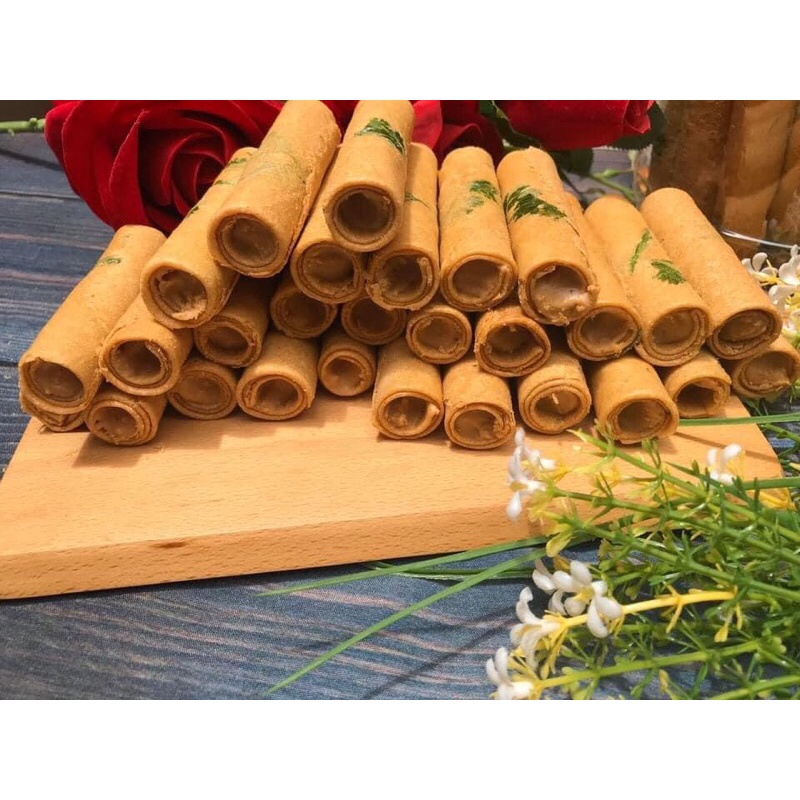 Bánh Ống Ngò Nhân Bơ Đậu Phộng 400gr