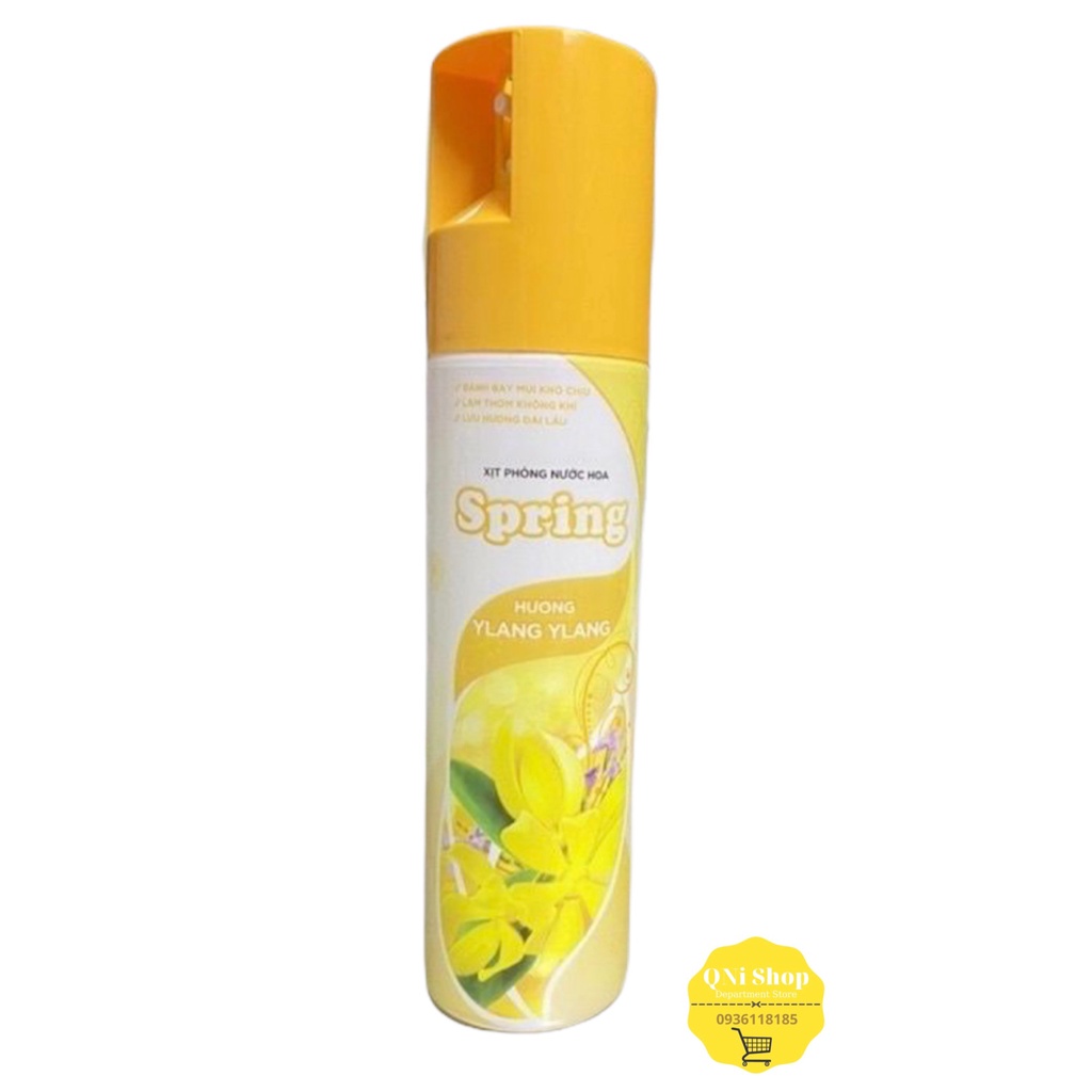 (5 MÙI) Xịt phòng Spring 250ml hương nước hoa