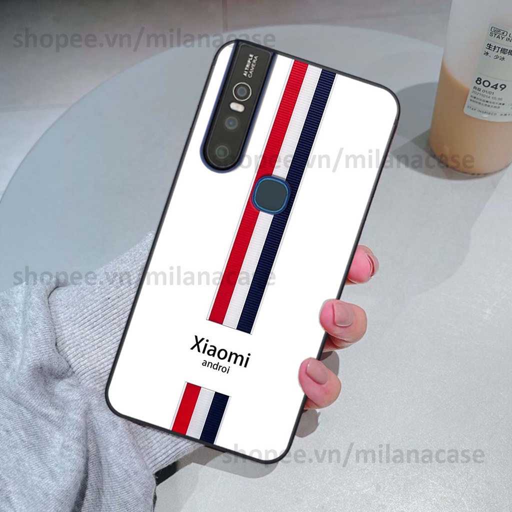 Ốp Vivo V15 / V15 Pro in giả da phong cách thể thao, cá tính, thời trang