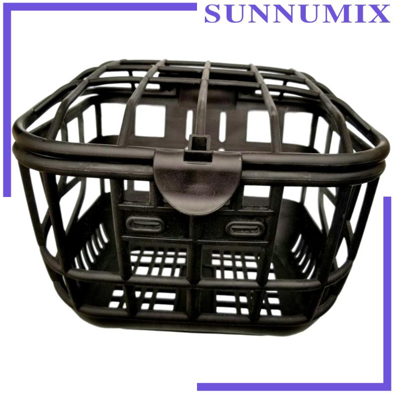 Giỏ Xe Đạp Điện Bằng Nhựa Có Nắp Tháo Rời Tiện Dụng