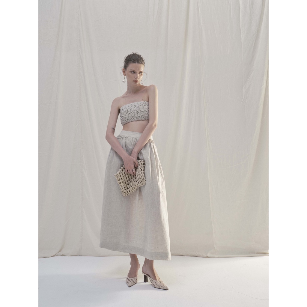 SEASON STUDIOS | Set áo ống Smock Pristal và chân váy Flamin