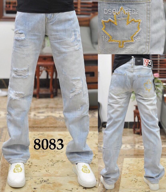 Quần jeans nam ống suông a2