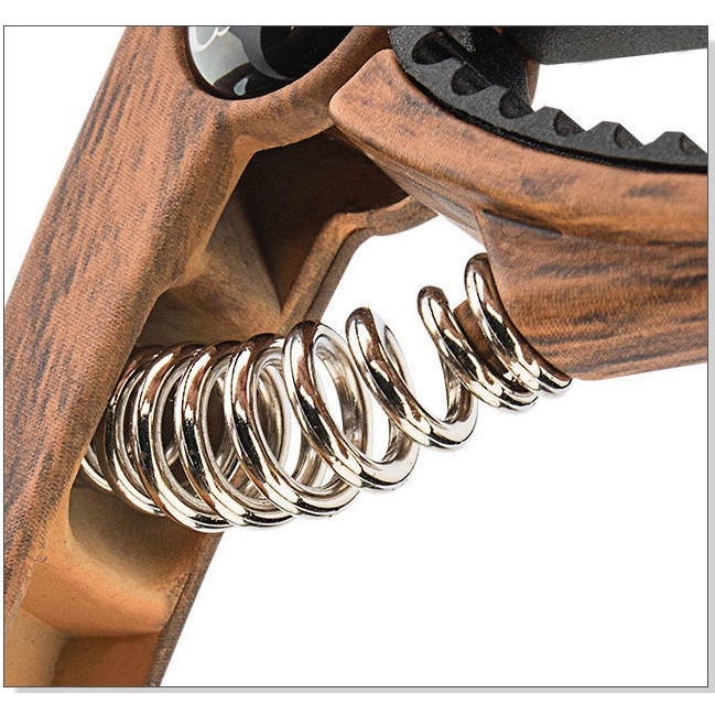 Capo Đàn Guitar 2 Chức Năng Kim Loại Nhiều Màu Cao Cấp SC-5 (Dùng cho đàn guitar acoustic, guitar Bas và Ukulele))