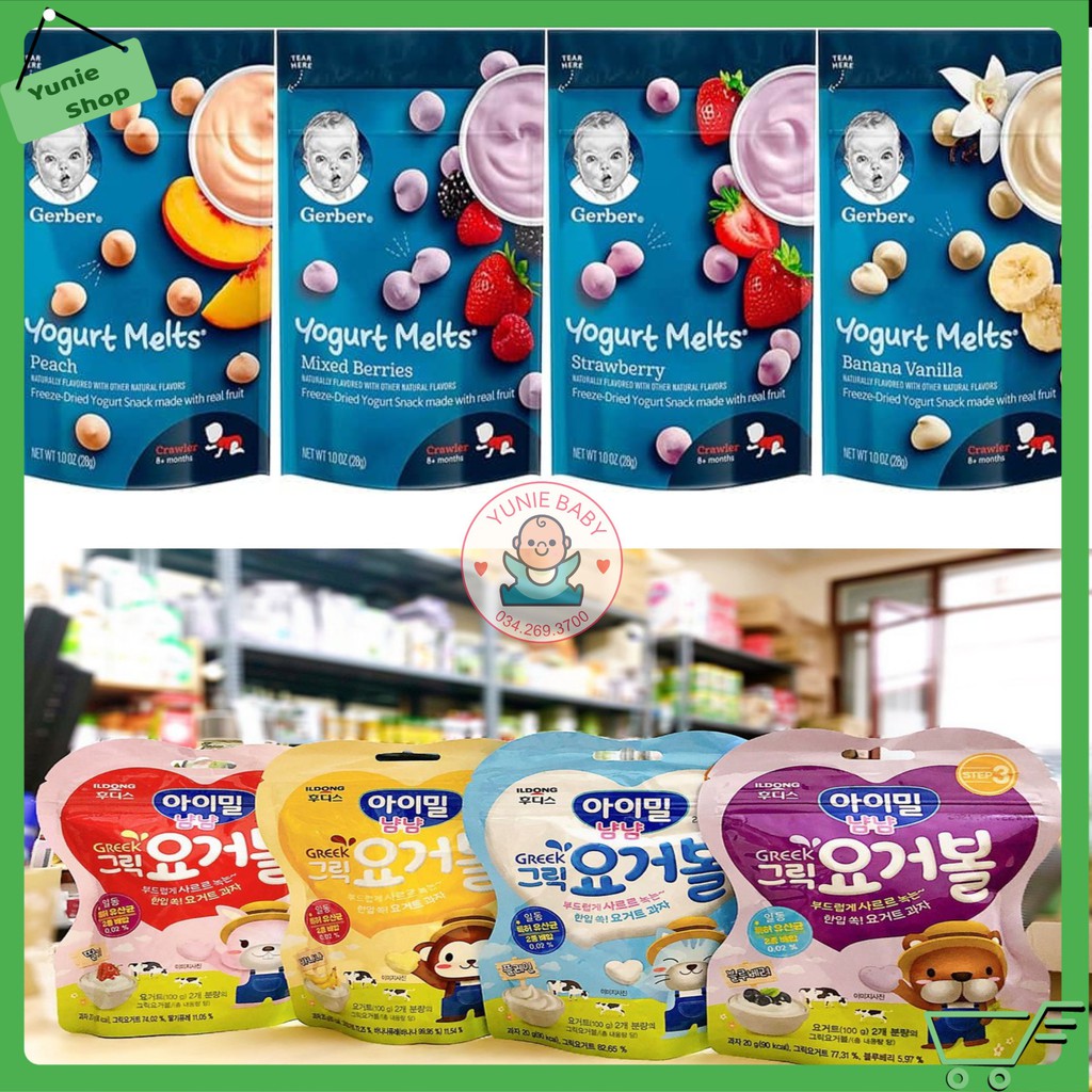 Sữa chua khô gerber mỹ / ILDong Hàn