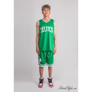 Bộ bóng rổ celtics xanh lá