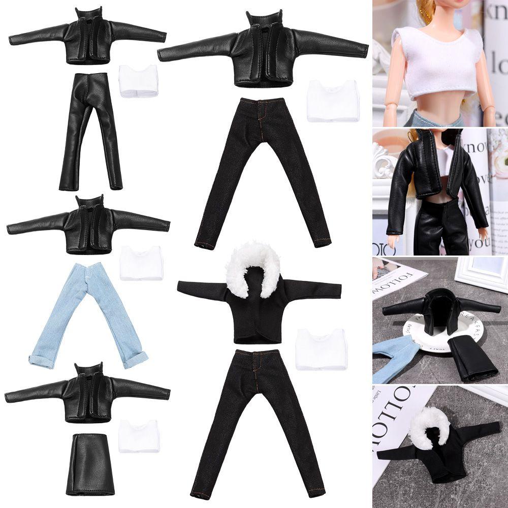 1 Bộ Áo Khoác Jeans Thời Trang Cho Búp Bê Tỉ Lệ 1 / 6