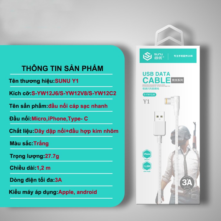Cáp Sạc Nhanh L Truyền Dữ Liệu Cho Điện Thoại Andorid/Type-c/iPhone Dây Sạc Nhanh Thích Hợp Cho Nhiều Dòng Điện Thoại