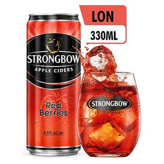 THÙNG 24 LON STRONGBOW RED BERRIES - VỊ DÂU ĐỎ