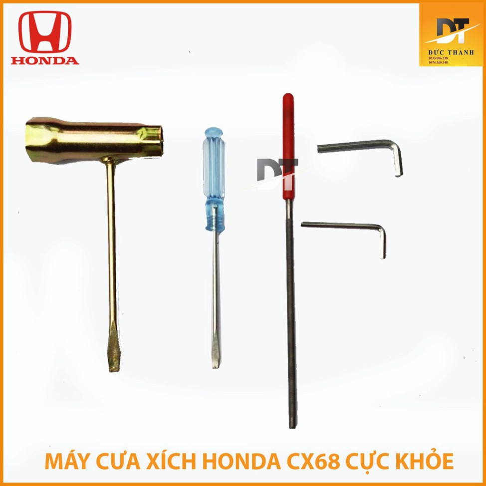 máy cưa xích chạy xăng honda cx68-máy cưa gỗ chạy xăng lam dài 55cm