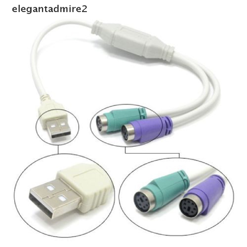 Dây Cáp Chuyển Đổi Từ Đầu Cắm USB Sang Cổng Cắm PS2 Chuyên Dụng Cho Bàn Phím / Chuột