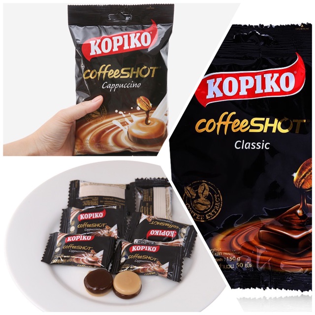 Kẹo cà phê KOPIKO CoffeSHOT gói 150g