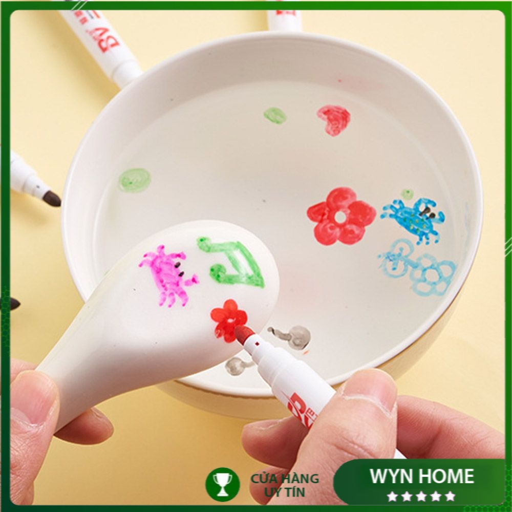 💝SET 12💝 Bút màu thả nước vẽ trên nước, Bút viết thả nước nhiều họa tiết sinh động