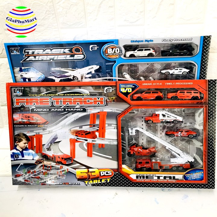Bộ Đồ Chơi Đường Ray Xe , Máy Bay