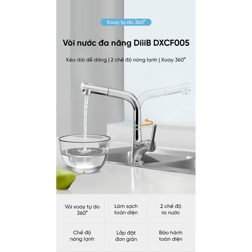 Vòi rửa bát đa năng Xiaomi Diiib DXCF005