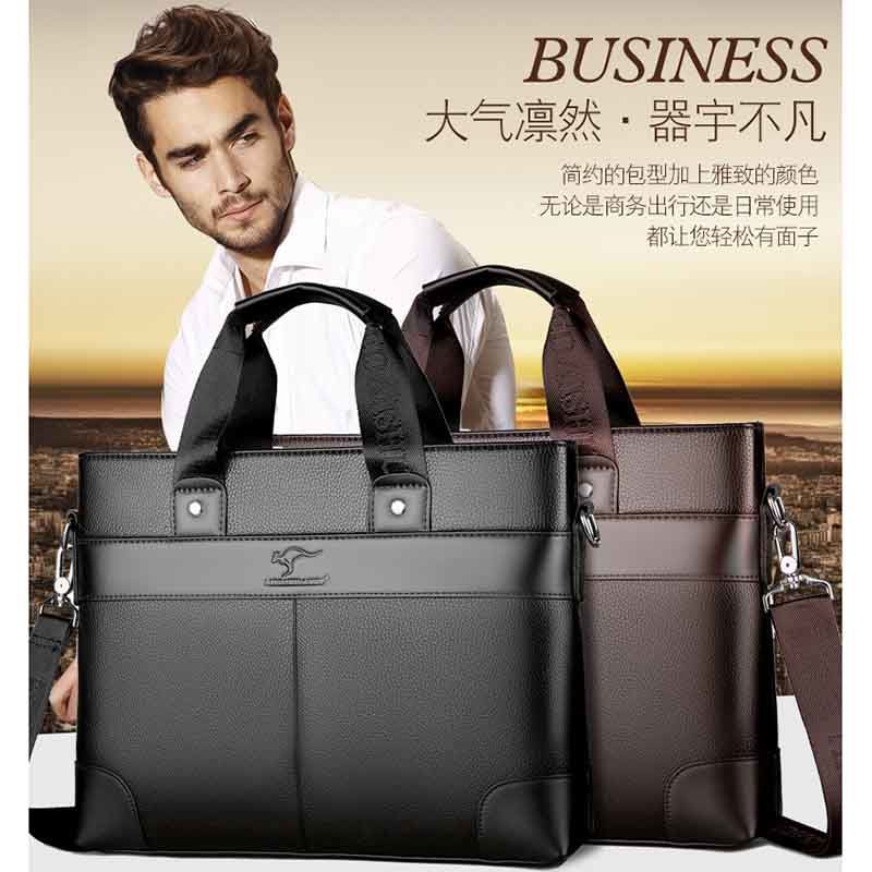 Túi xách da đeo vai phong cách doanh nhân thời trang cho nam | BigBuy360 - bigbuy360.vn