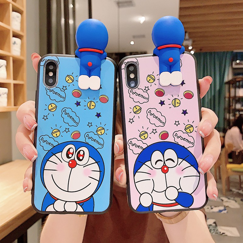 Ốp lưng Samsung J8 J6 J6+ J5 J4 J4+ J2 M20 A10 A9 A7 A6 A6+ Plus Prime 2018 Cute Cartoon Soft TPU Case with Doll /HXDP